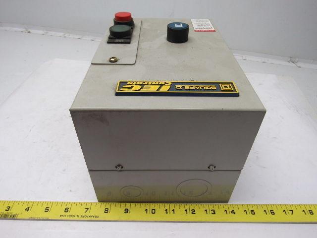 Square D LEDSUD2536G6 IEC Controls Enclosed Motor Starter 120V 60HZ