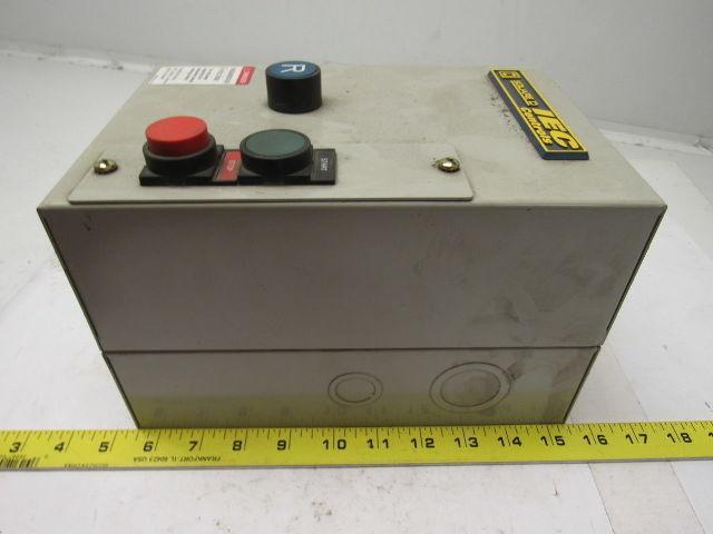 Square D LEDSUD2536G6 IEC Controls Enclosed Motor Starter 120V 60HZ