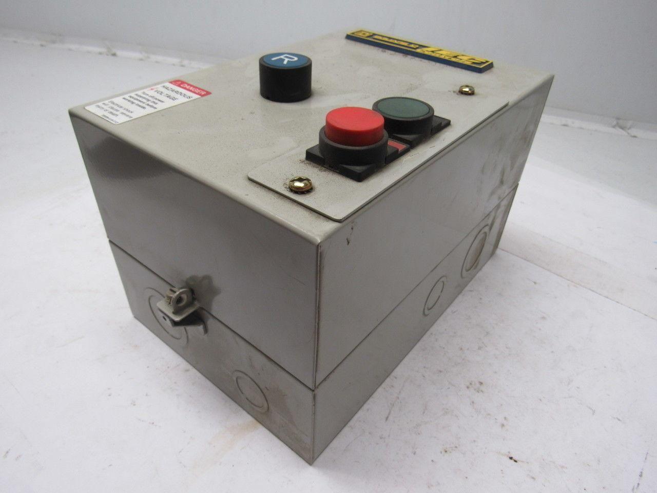Square D LEDSUD2536G6 IEC Controls Enclosed Motor Starter 120V 60HZ