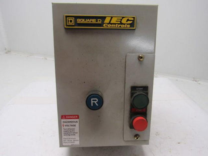 Square D LEDSUD2536G6 IEC Controls Enclosed Motor Starter 120V 60HZ