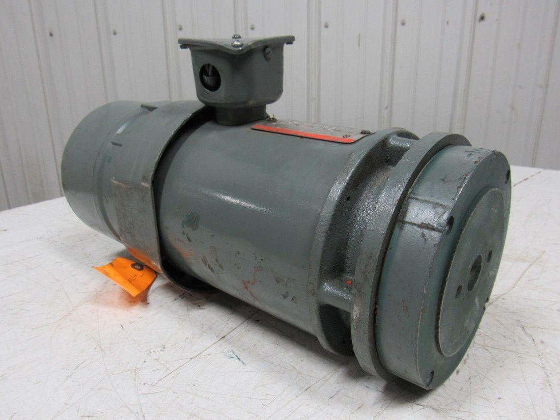 Reliance B77S377OM Type P Brake Motor 3/4 Hp. 1725 RPM 230/460V 60Hz Spline Gear