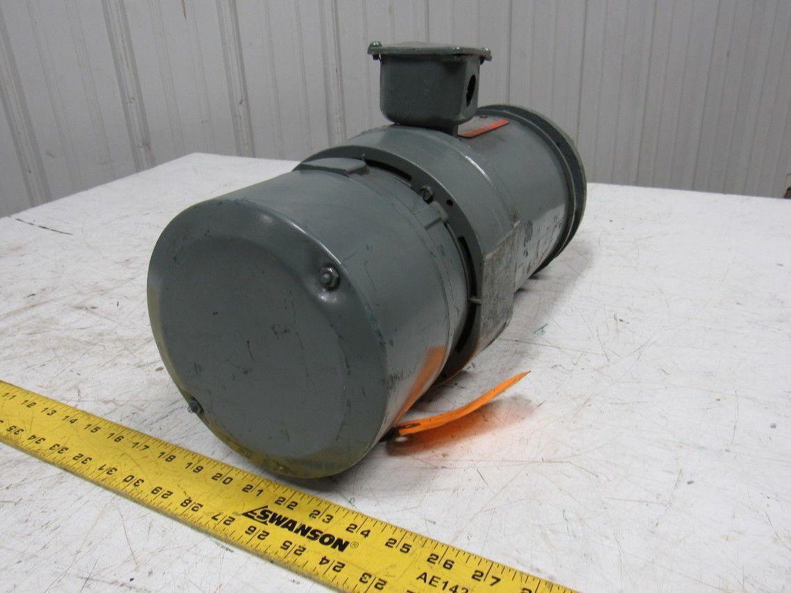 Reliance B77S377OM Type P Brake Motor 3/4 Hp. 1725 RPM 230/460V 60Hz Spline Gear