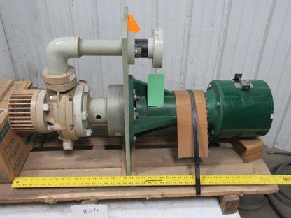 Fybroc 1.5x3x6 7500 Corrosive Liquid  Cantilever Pump 60GPM W/ Siemens 1.5HP