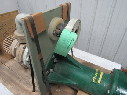 Fybroc 1.5x3x6 7500 Corrosive Liquid  Cantilever Pump 60GPM W/ Motor 1.5HP *NEW*