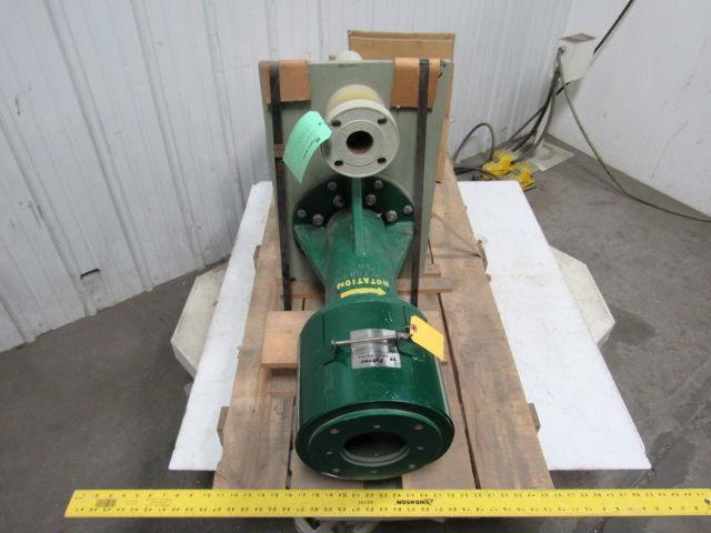 Fybroc 1.5x3x6 7500 Corrosive Liquid  Cantilever Pump 60GPM W/ Motor 1.5HP *NEW*