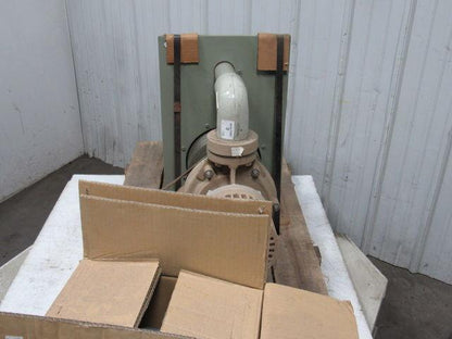 Fybroc 1.5x3x6 7500 Corrosive Liquid  Cantilever Pump 60GPM W/ Motor 1.5HP *NEW*