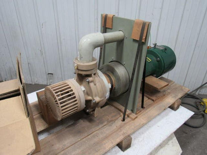 Fybroc 1.5x3x6 7500 Corrosive Liquid  Cantilever Pump 60GPM W/ Motor 1.5HP *NEW*