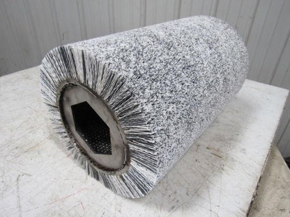 Danline 12" OD X 18" Industrial Wide Face Metal Burnishing Brush