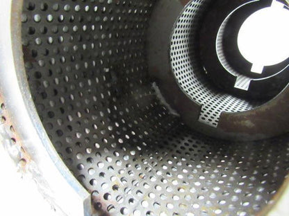 Danline 12" OD X 18" White Industrial Wide Face Metal Burnishing Brush