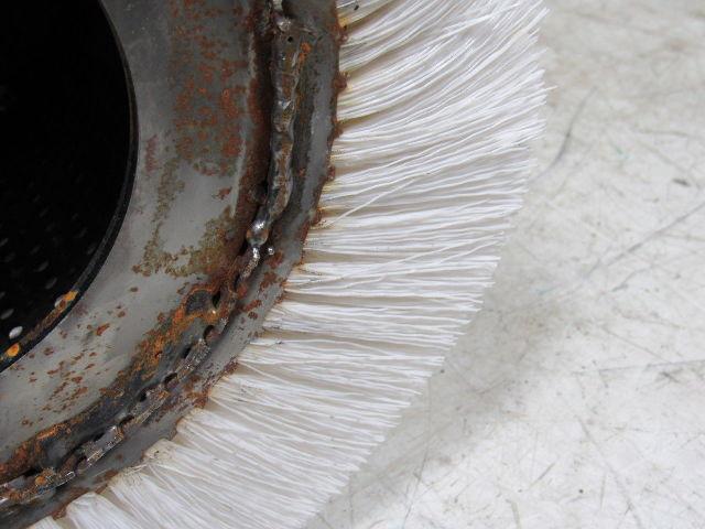 Danline 12" OD X 18" White Industrial Wide Face Metal Burnishing Brush