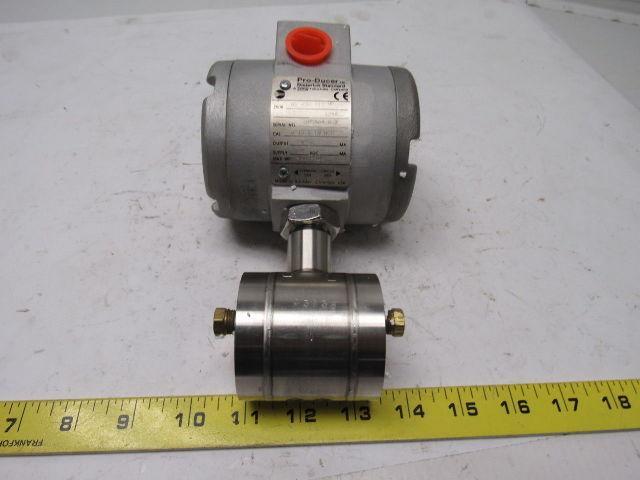 Dieterich Standard 2000HX030A10 HP Pro-Ducer Flow Meter Calibrated 0-19.1