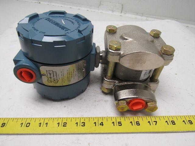 Rosemount 1151GP7S52B1 Gage Pressure Transmitter 300PSI W/2" Pipe Mount