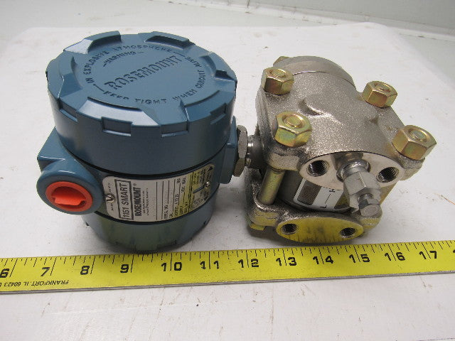 Rosemount 1151GP7S52B1 Gage Pressure Transmitter 300PSI W/2" Pipe Mount