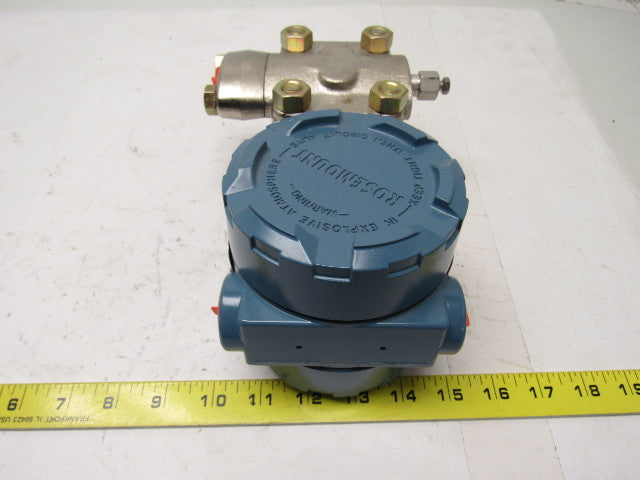 Rosemount 1151GP7S52B1 Gage Pressure Transmitter 300PSI W/2" Pipe Mount