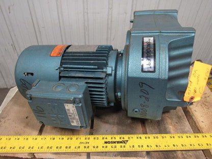 SEW FA77DT90S4BM62HR Gearmotor 1.5HP 230/460V 1740RPM In/ 18 Out 5250 In Lb
