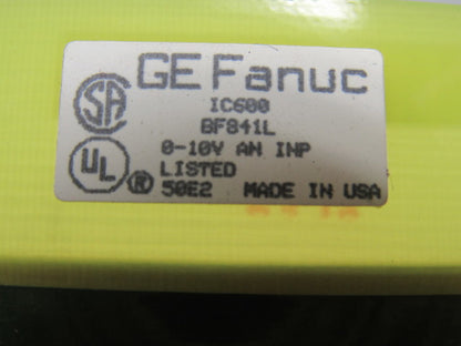 GE Fanuc IC600BF841L Series 6 Analog Input Module Remanufactured & Tested