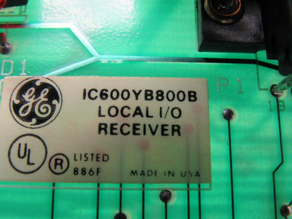 GE Fanuc IC600YB800B Series 6 Local I/O Receiver Module 1C600YB800B