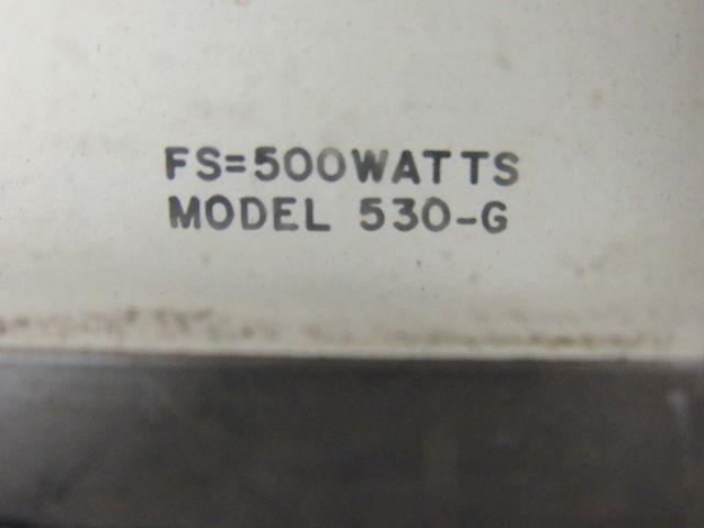 Inductotherm 530-G Kilowatts Panel Meter 0-1500 5-5/8" X 4-1/2"