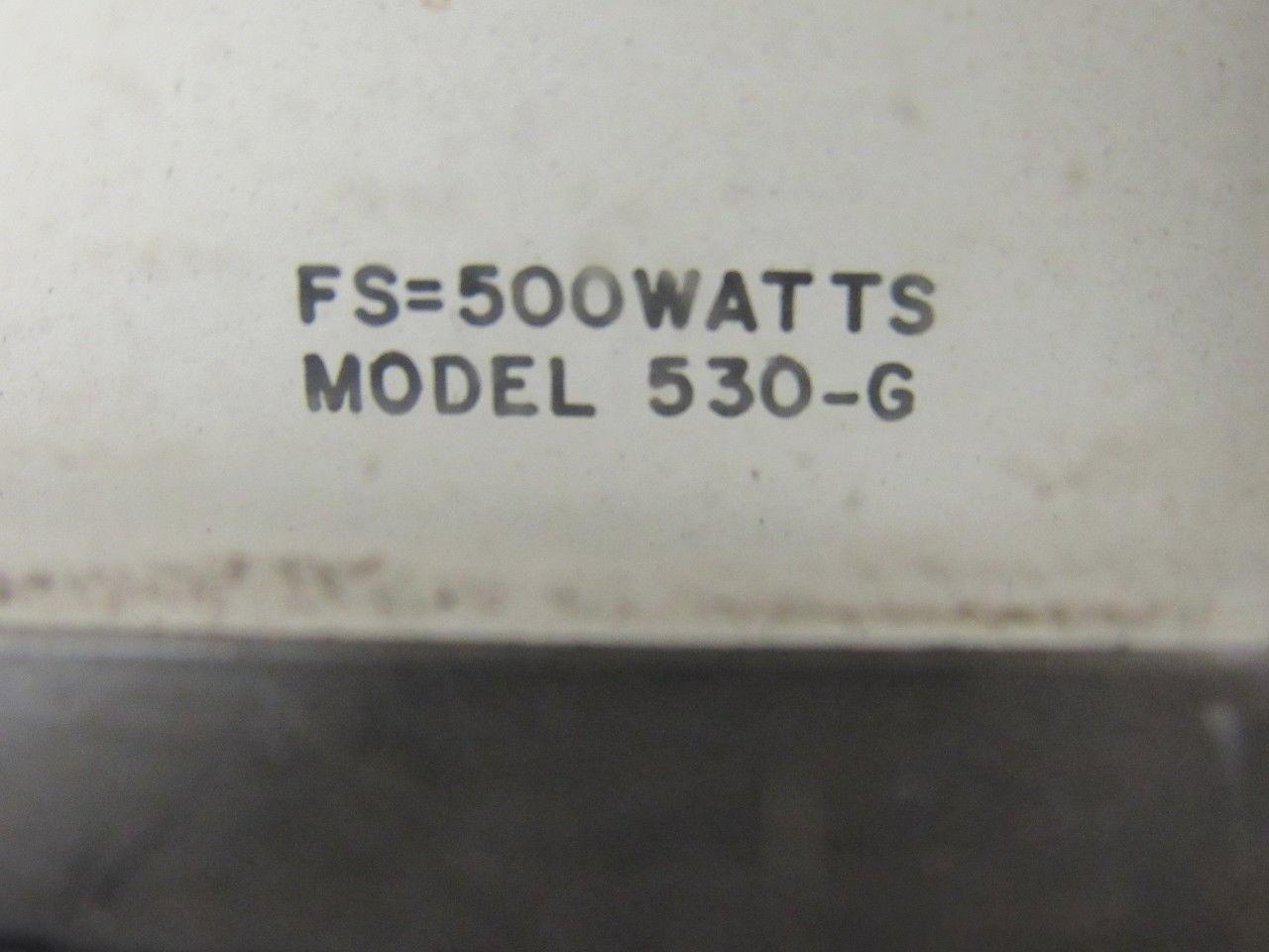 Inductotherm 530-G Kilowatts Panel Meter 0-1500 5-5/8" X 4-1/2"
