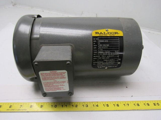 Baldor 273747 2 HP 3 PH 208-230/460 V 1725 RPM Electric Motor NEW!