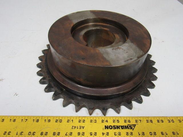 Martin 35 Tooth 14-5/8" OD 3-1/2" Bore 2-1/2" Pitch Chain Coupling Hub Adapter