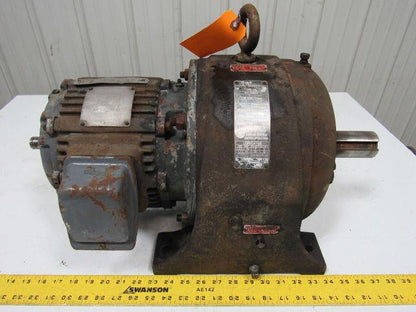 Louis Allis 0-267050 3 HP 1740 RPM 20.9 Ratio 84 Output RPM Electric Gearmotor
