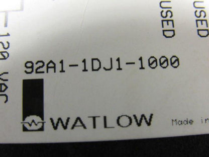 Watlow 92A1-1DJ1-1000 DIN Rail Mounted 120V Heat On/Off Relay