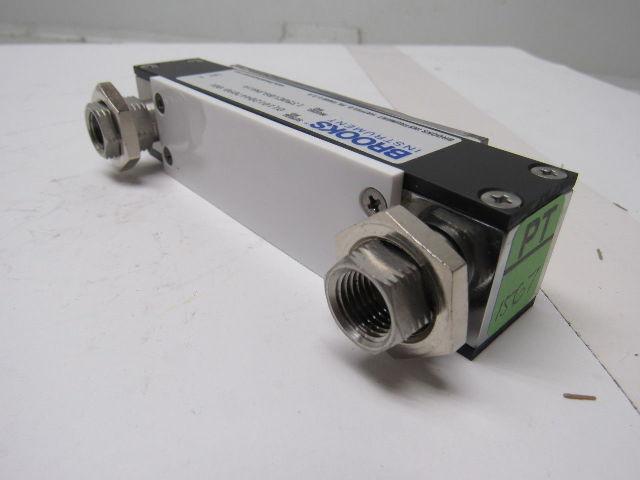 Brooks Instrument 1350EVB8JNA1A Glass Tube Variable Area Flow Meter W/O Valve