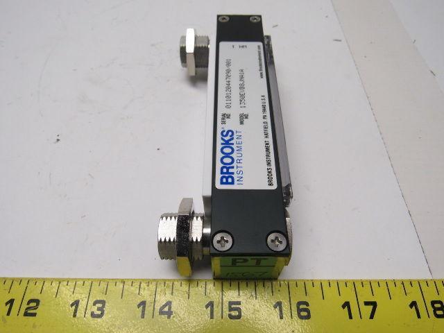 Brooks Instrument 1350EVB8JNA1A Glass Tube Variable Area Flow Meter W/O Valve