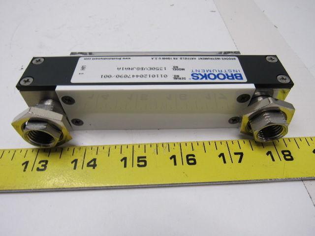 Brooks Instrument 1350EVB8JNA1A Glass Tube Variable Area Flow Meter W/O Valve