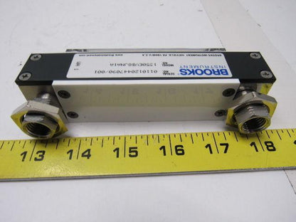 Brooks Instrument 1350EVB8JNA1A Glass Tube Variable Area Flow Meter W/O Valve