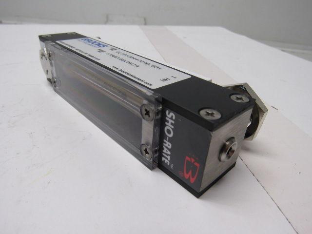 Brooks Instrument 1350EVB8JNA1A Glass Tube Variable Area Flow Meter W/O Valve