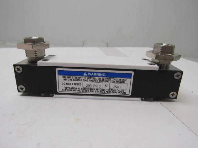 Brooks Instrument 1350EVB8JNA1A Glass Tube Variable Area Flow Meter W/O Valve