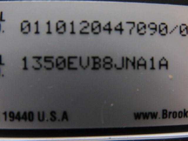 Brooks Instrument 1350EVB8JNA1A Glass Tube Variable Area Flow Meter W/O Valve