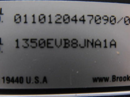Brooks Instrument 1350EVB8JNA1A Glass Tube Variable Area Flow Meter W/O Valve