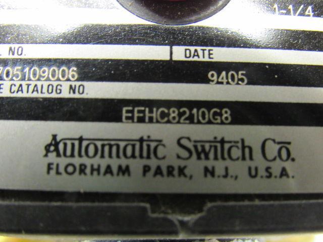 Asco EFHC8210G8 1-1/4" Red Hat Explosion Proof Solenoid Valve 250VDC 24.6W