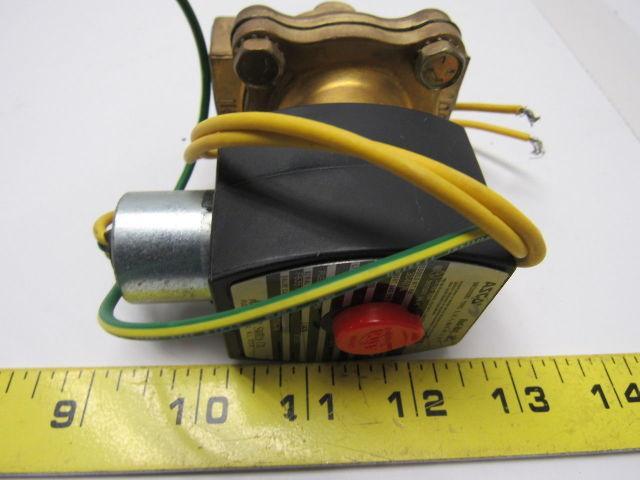 Asco EFHT8210G76 3/4" Red Hat Explosion Proof High Temp. Solenoid Valve 110/120V