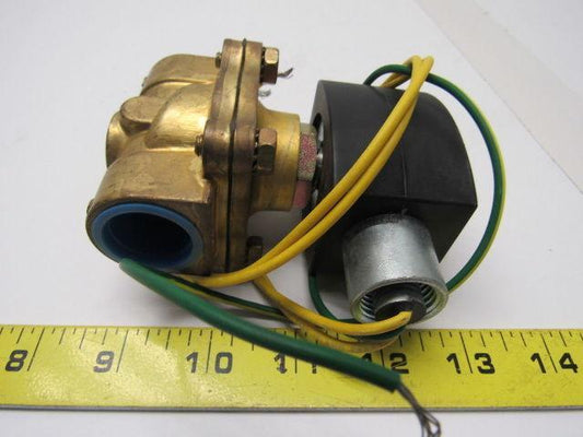 Asco EFHT8210G76 3/4" Red Hat Explosion Proof High Temp. Solenoid Valve 110/120V