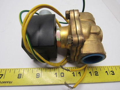 Asco EFHT8210G76 3/4" Red Hat Explosion Proof High Temp. Solenoid Valve 110/120V