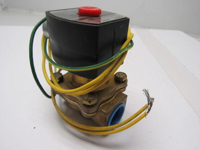 Asco EFHT8210G76 3/4" Red Hat Explosion Proof High Temp. Solenoid Valve 110/120V