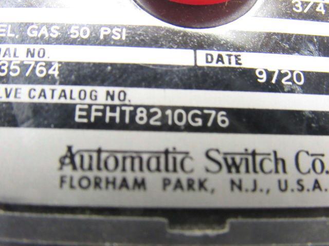 Asco EFHT8210G76 3/4" Red Hat Explosion Proof High Temp. Solenoid Valve 110/120V