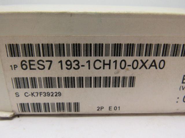 Siemens 6ES7193-1CH10-0XA0 Simatic Terminal Block 16 Channels For ET 200L