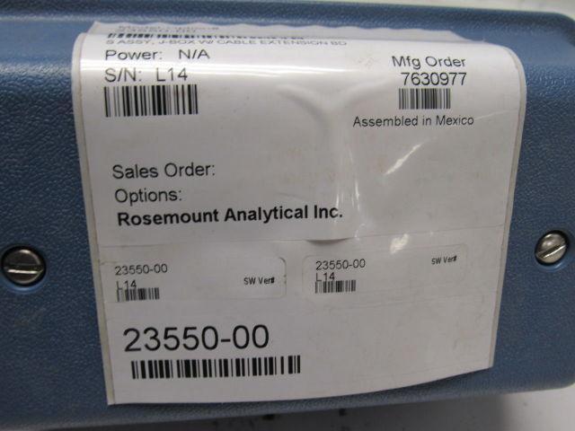 ROSEMOUNT 23550-00 Junction Box W/ Cable Extension Board NEW Lot/1