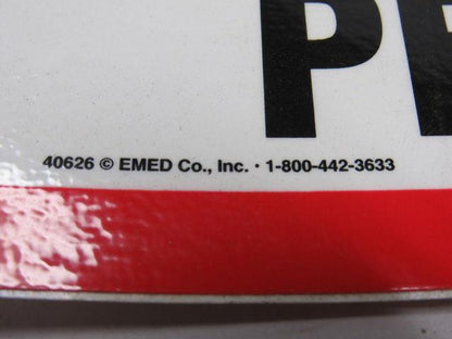 Emedco 40626 Danger High Voltage Sign 10" X 14" Vinyl Sticker Lot Of 16