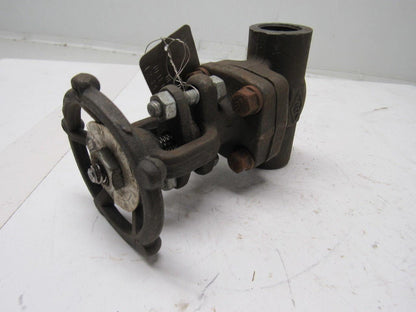 Davis Valve 10CT-2949 3/4" A105N Socket Weld Gate Valve
