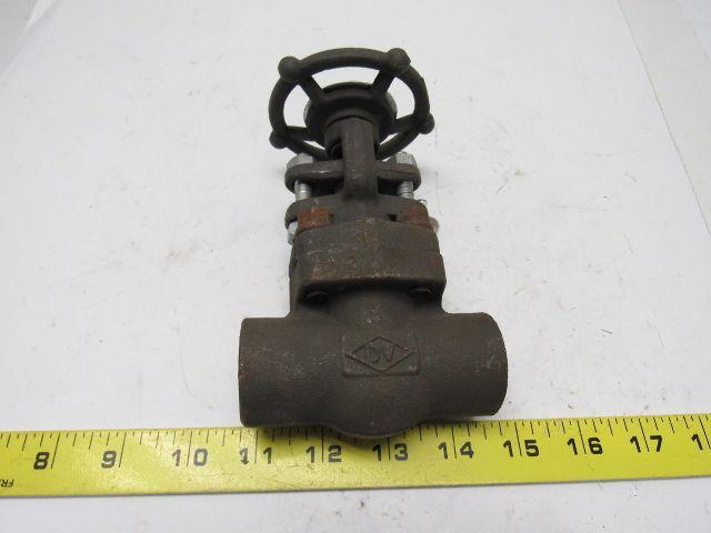 Davis Valve 10CT-2949 3/4" A105N Socket Weld Gate Valve