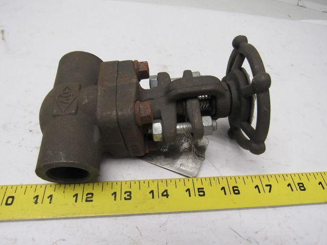 Davis Valve 10CT-2949 3/4" A105N Socket Weld Gate Valve