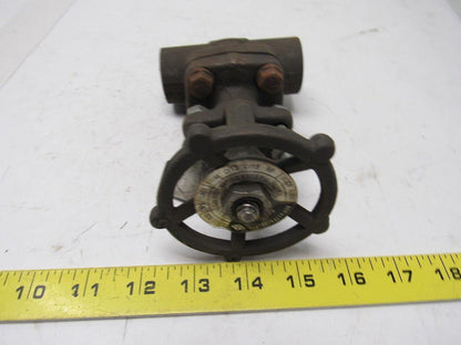 Davis Valve 10CT-2949 3/4" A105N Socket Weld Gate Valve