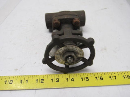 Davis Valve 10CT-2949 3/4" A105N Socket Weld Gate Valve