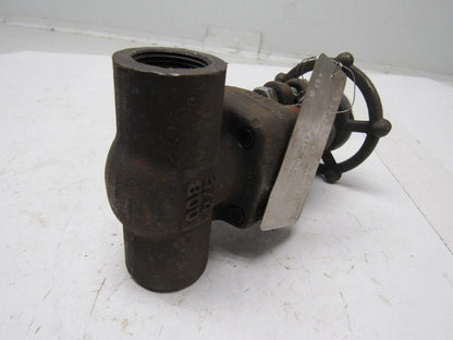 Davis Valve 10CT-2949 3/4" A105N Socket Weld Gate Valve